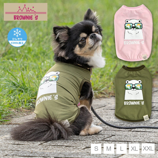 グラサンシロクマタンク S/M/L/XL/XXL BROWNIE'S-ブラウニーズ- 犬服 ドッグウェア 小型犬 BR26SS br261820