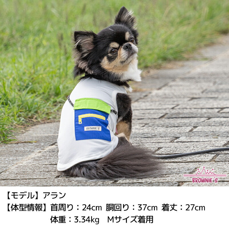 ポシェットタンク S/M/L/XL/XXL BROWNIE'S-ブラウニーズ- 犬服 ドッグウェア 小型犬 BR26SS br261823