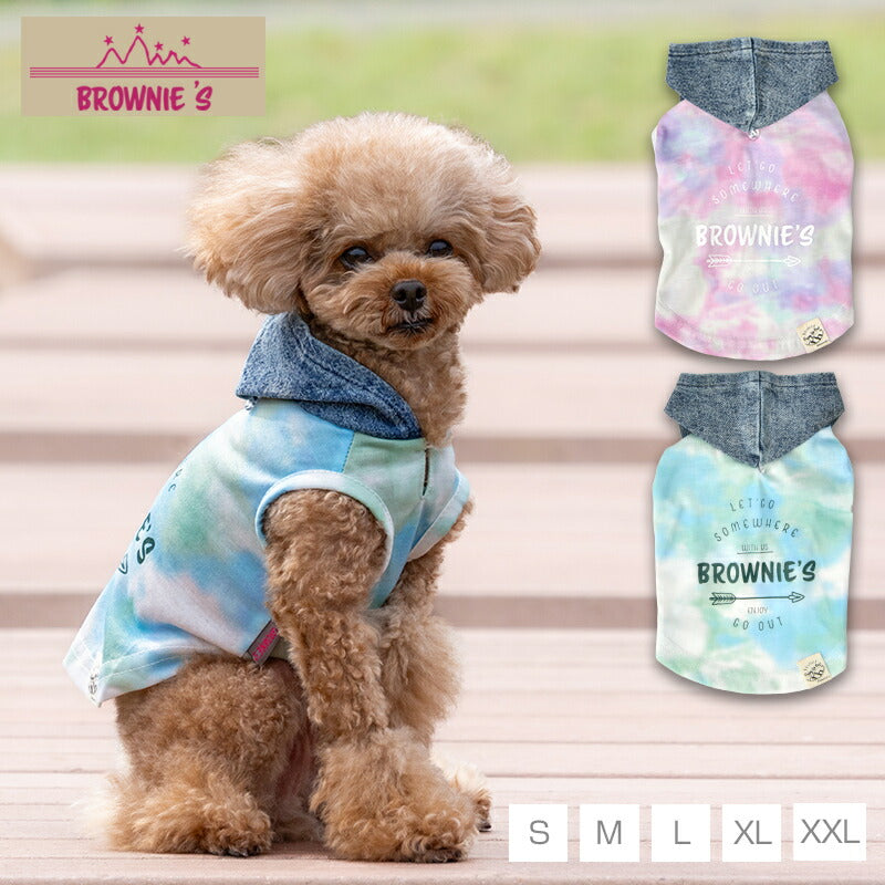 グラデーションパーカ S/M/L/XL/XXL BROWNIE'S-ブラウニーズ- 犬服 ドッグウェア 小型犬 BR26SS br261825