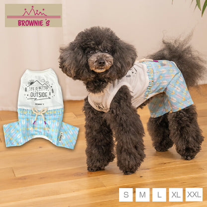 アウトサイドつなぎ S/M/L/XL/XXL BROWNIE'S-ブラウニーズ- 犬服 ドッグウェア 小型犬 BR26SS br261827