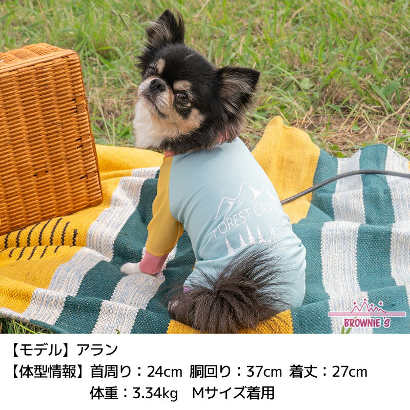 【2026年モデル】撥水アクティブロンパース XS/S/M/L/XL/XXL/DXS/DS/DM/FBS/FBM/FBL/4L/4DL/5L/5DL/6L/6DL/OS/OM/OL/OXL	 BROWNIE'S-ブラウニーズ- 犬服 ドッグウェア 小型犬 中型犬 大型犬 ダックス フレブル コーギー BR26SS br261830