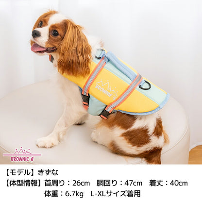 バイカラーライフジャケット  S-M/M-L/L-XL/XL-XXL BROWNIE'S-ブラウニーズ- 犬服 ドッグウェア 小型犬 BR26SS br262839
