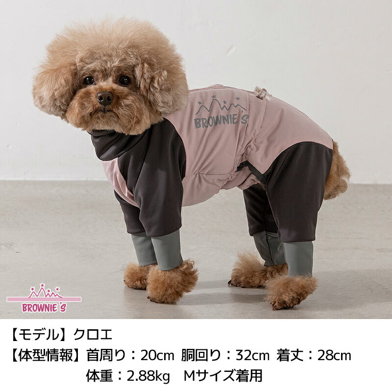 【2026年Ver.】撥水アクティブロンパース XS/S/M/L/XL/XXL/DXS/DS/DM/FBS/FBM/FBL/4L/4DL/5L/5DL/6L/6DL/OS/OM/OL/OXL BROWNIE'S-ブラウニーズ- スノーウェア 暖かい 撥水加工 犬服 ドッグウェア 小型犬 中型犬 大型犬 ダックス フレブル コーギー BR26AW br261841