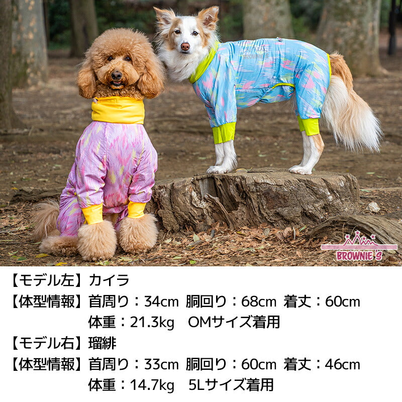 【2026年Ver.】撥水アクティブロンパース XS/S/M/L/XL/XXL/DXS/DS/DM/FBS/FBM/FBL/4L/4DL/5L/5DL/6L/6DL/OS/OM/OL/OXL BROWNIE'S-ブラウニーズ- スノーウェア 暖かい 撥水加工 犬服 ドッグウェア 小型犬 中型犬 大型犬 ダックス フレブル コーギー BR26AW br261841