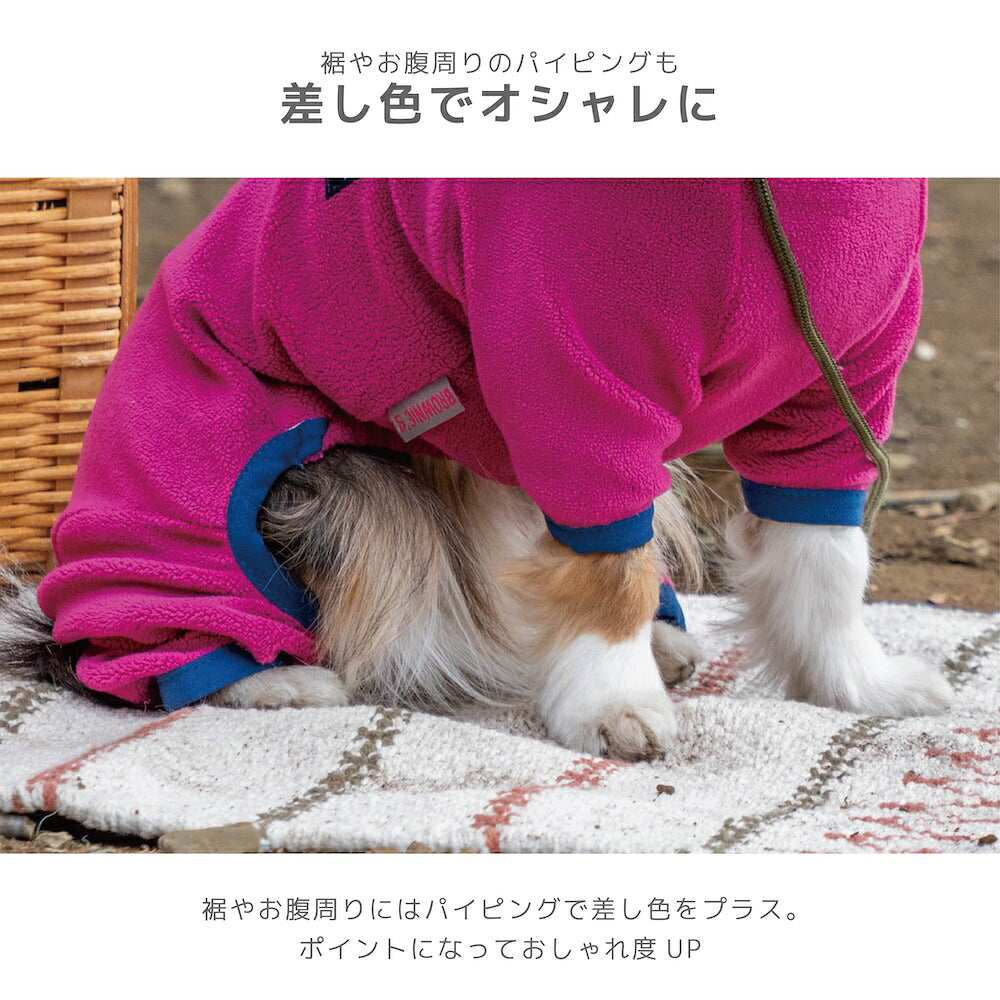 フリースロンパース XS/S/M/L/XL/XXL/DXS/DS/DM/FBS/FBM/FBL/4L/4DL/5L/5DL/6L/6DL/OS/OM/OL/OXL BROWNIE'S-ブラウニーズ- 暖かい 犬服 ドッグウェア 小型犬 中型犬 大型犬 ダックス フレブル コーギー BR26AW br261844