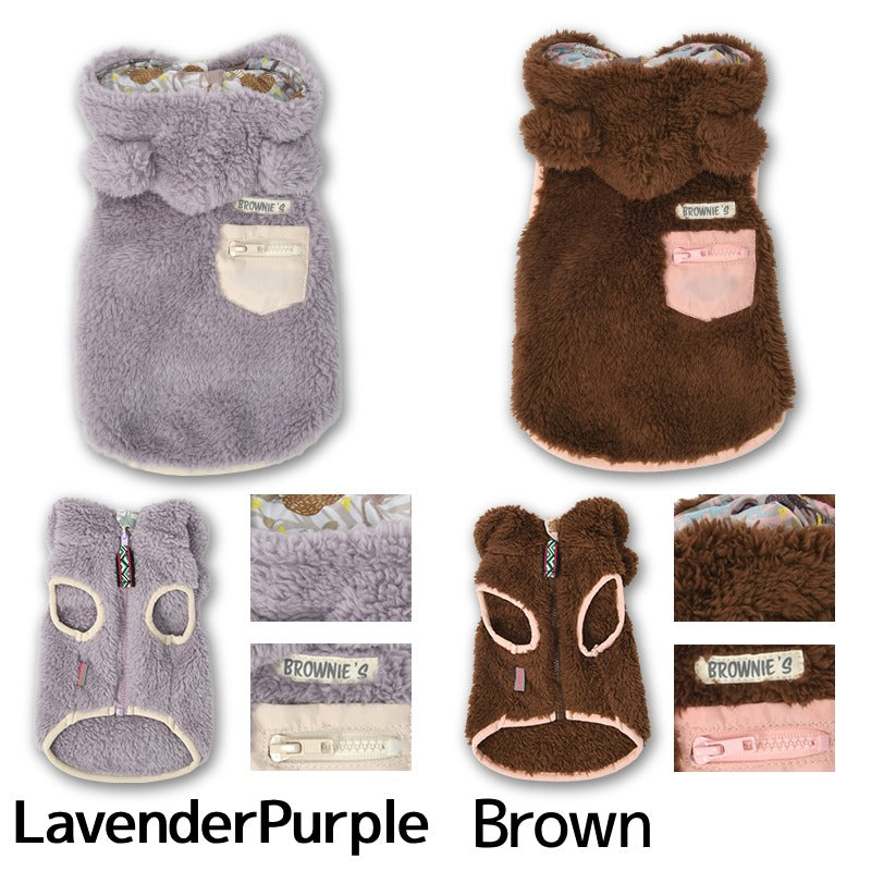 くまさんに変身ボアパーカ BROWNIE'S -ブラウニーズ- S/M/L/XL(2L)/XXL(3L) BR26AW br122535-1