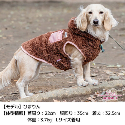 くまさんに変身ボアパーカ BROWNIE'S -ブラウニーズ- S/M/L/XL(2L)/XXL(3L) BR26AW br122535-1