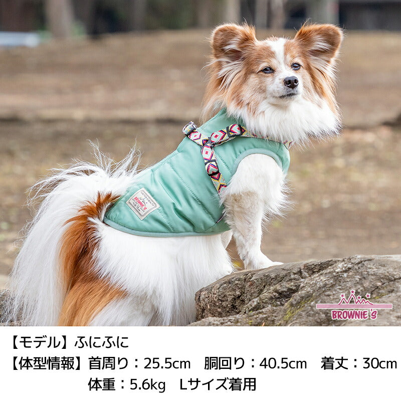 ハーネス付き背開きアウター S/M/L/XL/XXL BROWNIE'S-ブラウニーズ- ハーネス付き 犬服 ドッグウェア 小型犬 BR26AW br261846