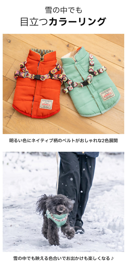 ハーネス付き背開きアウター S/M/L/XL/XXL BROWNIE'S-ブラウニーズ- ハーネス付き 犬服 ドッグウェア 小型犬 BR26AW br261846