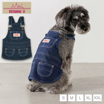 デニムジャンスカ S/M/L/XL/XXL BROWNIE'S-ブラウニーズ- 重ね着ＯＫ 犬服 ドッグウェア 小型犬 BR26AW br261851