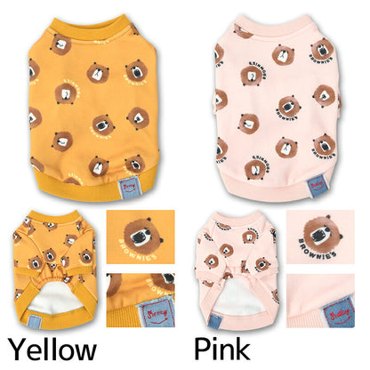 シャウトベアベロアトレーナー S/M/L/XL/XXL BROWNIE'S-ブラウニーズ- 暖かい 犬服 ドッグウェア 小型犬 BR26AW br261856