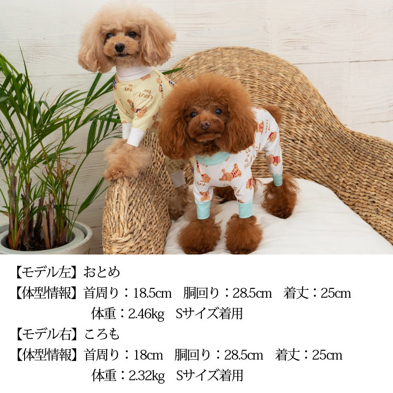 クマプリントライフジャケット S-M/M-L/L-XL/XL-XXL CRAZYBOO -クレイジーブー- 犬服 ドッグウェア トイプードル チワワ ポメラニアン CB23SS cb231022-1