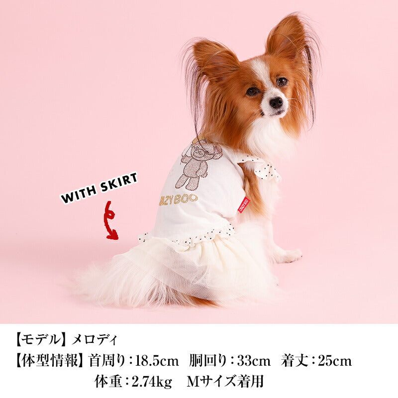 袖フリルバルーンタンク XS/S/M/L/XL/XXL/DXS/DS/DM CRAZYBOO -クレイジーブー- 犬服 ドッグウェア CB26SS cb261162