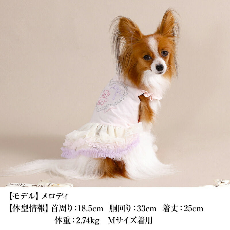 ベア刺しゅうワンピ XS/S/M/L/XL CRAZYBOO -クレイジーブー- 犬服 ドッグウェア CB26SS cb261178
