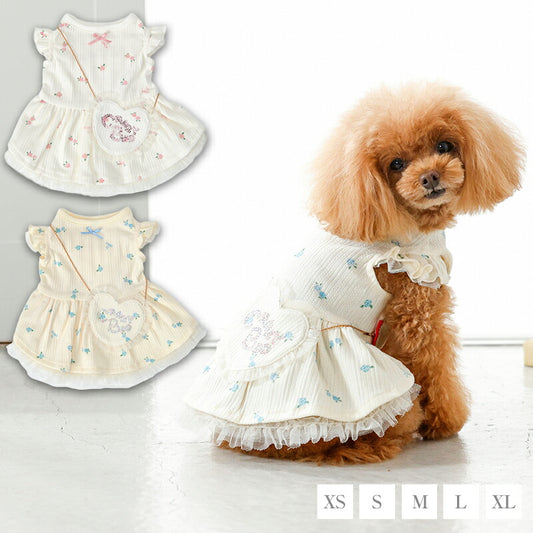 リボンポシェットワンピ XS/S/M/L/XL CRAZYBOO -クレイジーブー- 犬服 ドッグウェア CB26SS cb261179