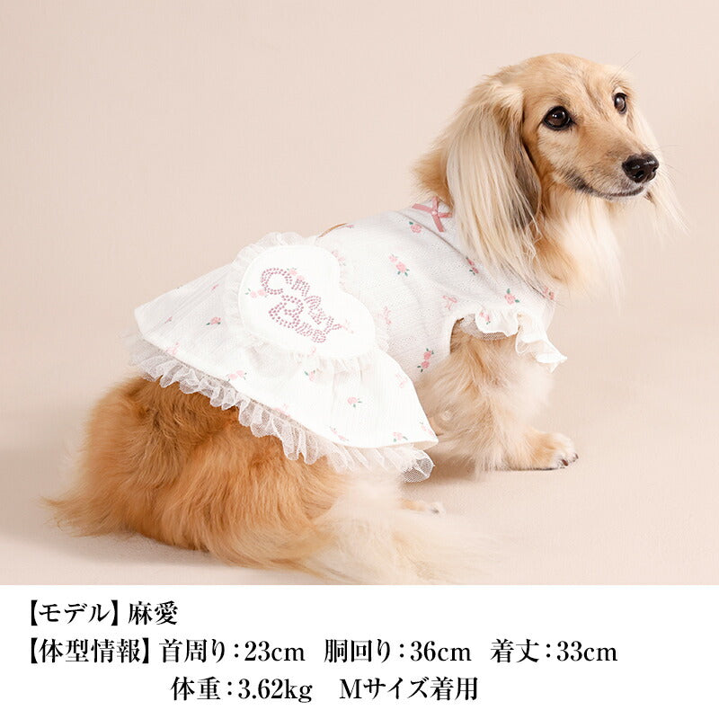リボンポシェットワンピ XS/S/M/L/XL CRAZYBOO -クレイジーブー- 犬服 ドッグウェア CB26SS cb261179