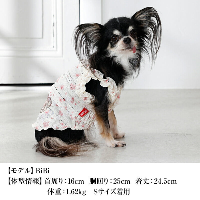 小花柄キャミソール XS/S/M/L/XL/XXL/DXS/DS/DM CRAZYBOO -クレイジーブー- 犬服 ドッグウェア CB26SS cb261190