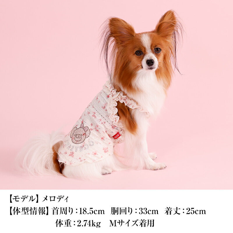 小花柄キャミソール XS/S/M/L/XL/XXL/DXS/DS/DM CRAZYBOO -クレイジーブー- 犬服 ドッグウェア CB26SS cb261190
