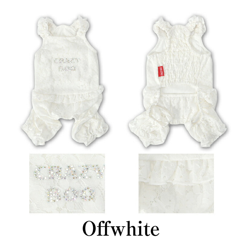 レーシーつなぎ XS/S/M/L/XL/XXL CRAZYBOO -クレイジーブー- 犬服 ドッグウェア CB26SS cb261192