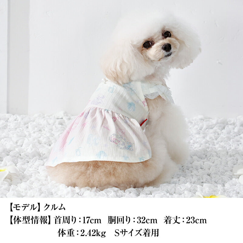 マリン柄ワンピ XS/S/M/L/XL CRAZYBOO -クレイジーブー- 犬服 ドッグウェア CB26SS cb261195