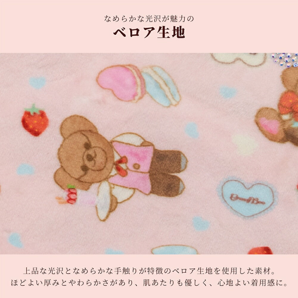 【CRAZYBOO公式】ベロアクマプリントタンク XS/S/M/L/XL/XXL/DXS/DS/DM クレイジーブー 犬服 ドッグウェア 小型犬 トイプードル チワワ ダックス CB26AW cb261207