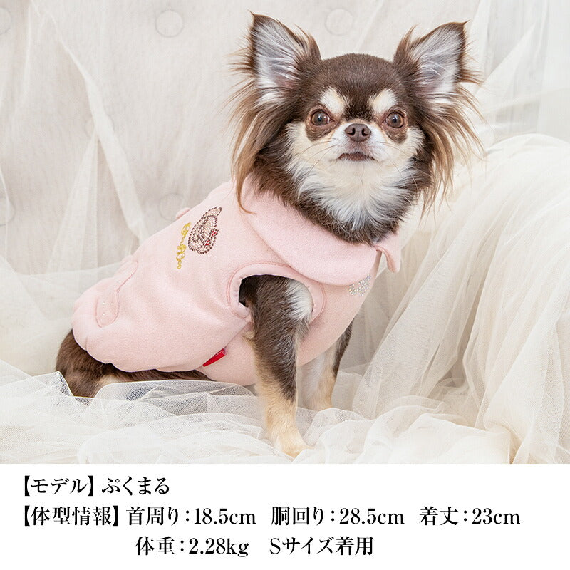 【CRAZYBOO公式】スウェード背開きアウター XS/S/M/L/XL/XXL/DXS/DS/DM クレイジーブー 犬服 ドッグウェア 暖かい 小型犬 トイプードル チワワ ダックス CB26AW cb261215