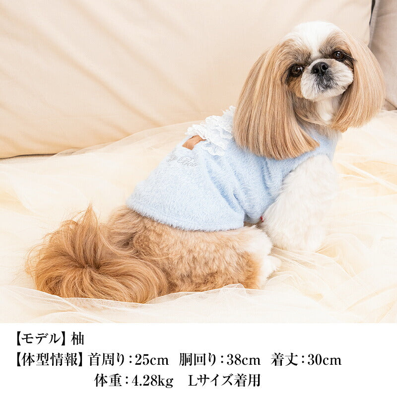 【CRAZYBOO公式】シャギーツリーニット XS/S/M/L/XL/XXL/DXS/DS/DM クレイジーブー 犬服 ドッグウェア 小型犬 トイプードル チワワ ダックス CB26AW cb261226