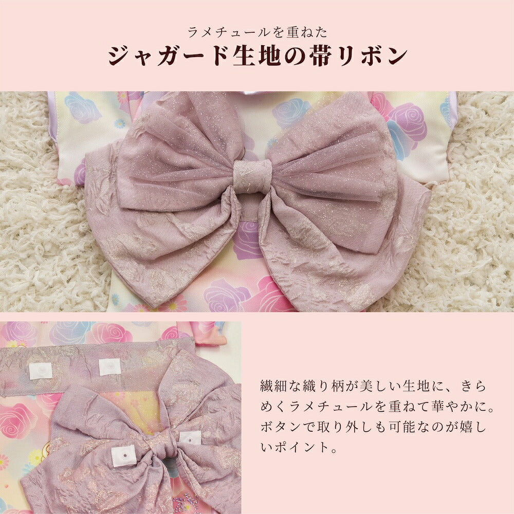 【CRAZYBOO公式】薔薇柄着物 XS/S/M/L/XL/XXL クレイジーブー 犬服 ドッグウェア 小型犬 トイプードル チワワ ダックス CB26AW cb261231