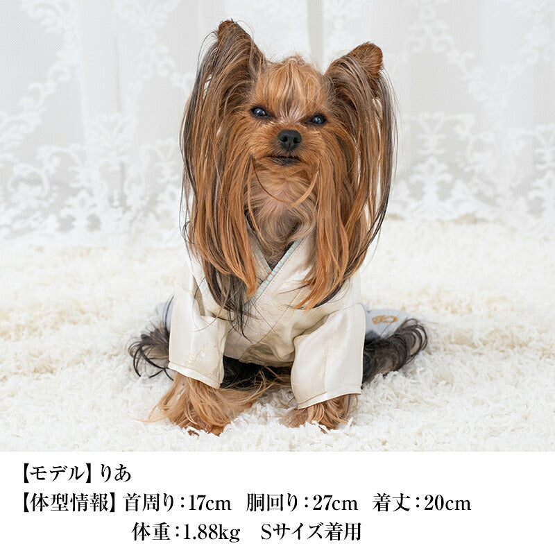 【CRAZYBOO公式】グレーツートン袴 XS/S/M/L/XL/XXL クレイジーブー 犬服 ドッグウェア 小型犬 トイプードル チワワ ダックス CB26AW cb261233