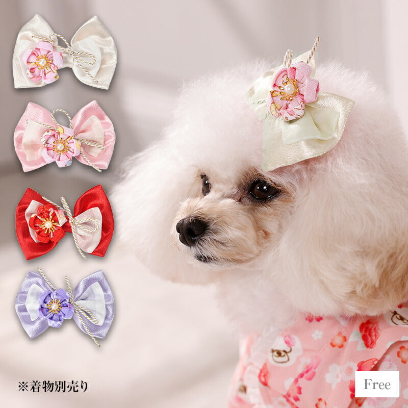 【公式通販限定】和ヘアリボン Free CRAZYBOO -クレイジーブー- 犬用 アクセサリー CB25AW cb262234
