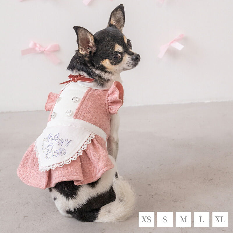 【公式通販限定】バレンタインメイドワンピース XS/S/M/L/XL CRAZYBOO -クレイジーブー- 犬服 ドッグウェア CB26SS cb261236