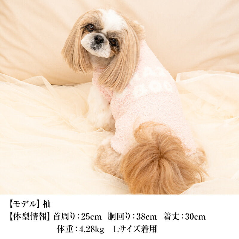 【CRAZYBOO公式】ロゴ入りマシュマロニット XS/S/M/L/XL/XXL/DXS/DS/DM クレイジーブー 犬服 ドッグウェア 小型犬 トイプードル チワワ ダックス CB26AW cb261250