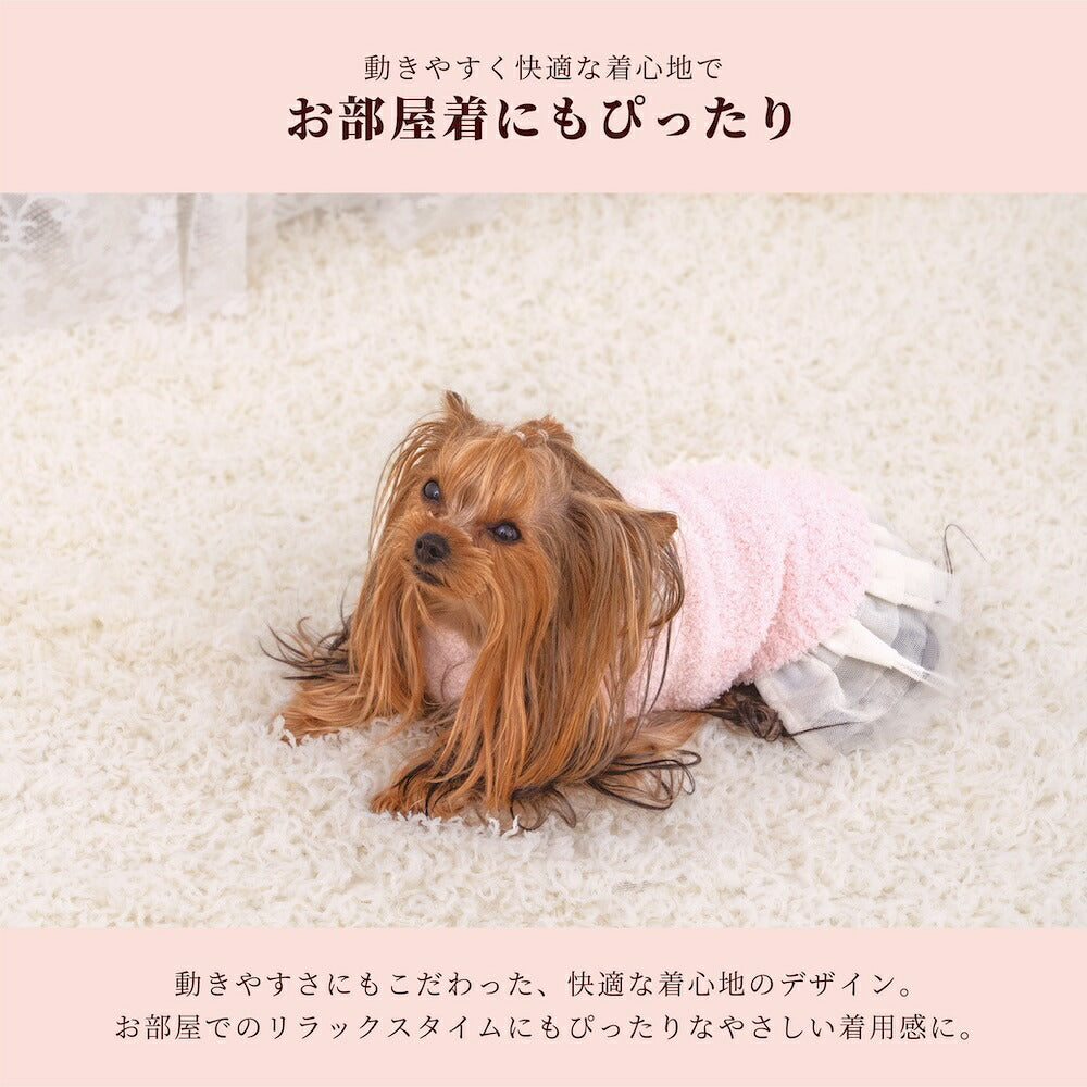 【CRAZYBOO公式】ロゴ入りマシュマロニット XS/S/M/L/XL/XXL/DXS/DS/DM クレイジーブー 犬服 ドッグウェア 小型犬 トイプードル チワワ ダックス CB26AW cb261250