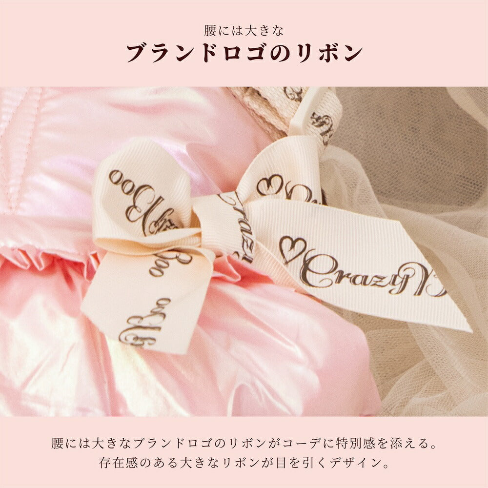 【CRAZYBOO公式】オーロラハーネス付きアウター XS/S/M/L/XL/XXL/DXS/DS/DM クレイジーブー 犬服 ドッグウェア 暖かい ハーネス付き 小型犬 トイプードル チワワ ダックス CB26AW cb261265