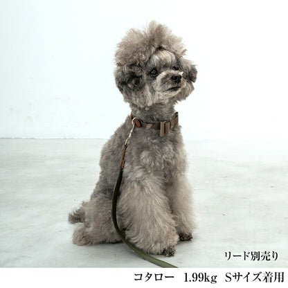 【CRAZYBOO公式】カラー 首輪 イエローチェック デニム 迷彩 ストライプ ヒッコリー トリコロール S/M/L クレイジーブー 犬用 小型犬 トイプードル チワワ ダックス cb689714