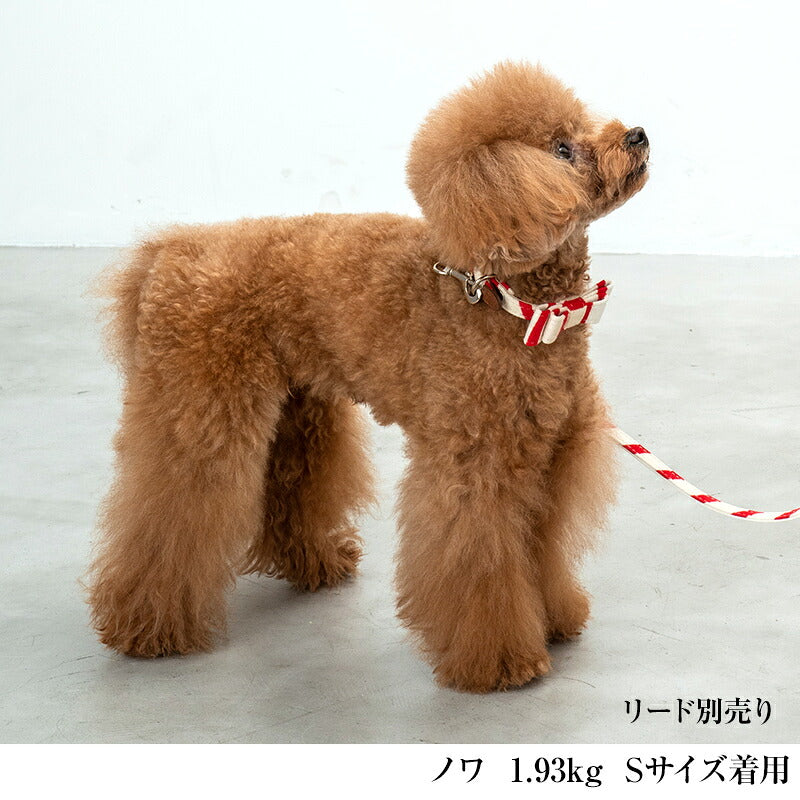 【CRAZYBOO公式】カラー 首輪 イエローチェック デニム 迷彩 ストライプ ヒッコリー トリコロール S/M/L クレイジーブー 犬用 小型犬 トイプードル チワワ ダックス cb689714
