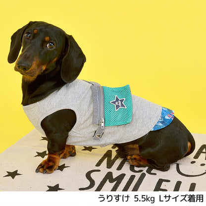 レイヤード風サコッシュタンク XS/S/M/L/XL/XXL/DS/DM/DL/FB D's Chat-ディーズチャット- 犬服 ドッグウェア 小型犬 ダックス フレブル DS21SS ds151095-1