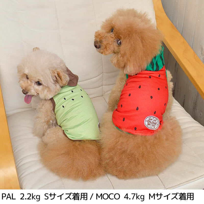 なりきりフルーツパーカ XS/S/M/L/XL/XXL/DS/DM D's Chat-ディーズチャット- 犬服 ドッグウェア 小型犬 ダックス DS21SS ds152097-1