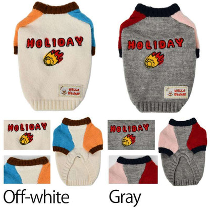 HOLIDAYセーター XS/S/M/L/XL D's Chat-ディーズチャット- 犬服 ドッグウェア 小型犬 トイプードル チワワ ポメラニアン DS22AW ds162146-1