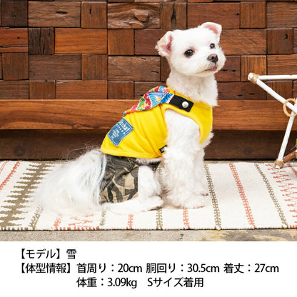 カラフルスターショルダータンク XS/S/M/L/XL/XXL/DS/DM/DL/FBM D's Chat-ディーズチャット- 犬服 ドッグウェア 小型犬 ダックス フレブル DS23SS ds231161-1