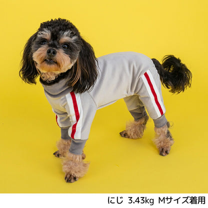 スポーティーベロアつなぎ XS/S/M/L/XL/XXL/DS/DM D's Chat-ディーズチャット- 犬服 ドッグウェア 小型犬 ダックス DS23AW ds231191-1