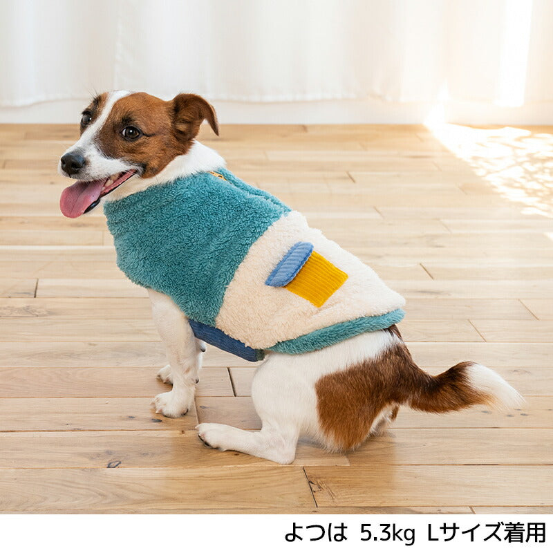 切替ボアアウター XS/S/M/L/XL/XXL/DXS/DS/DM/DL/FBS/FBM/FBL D's Chat-ディーズチャット- 犬服 小型犬 ドッグウェア DS24AW ds241236