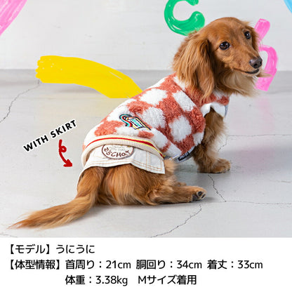 ブロックチェックタンク XS/S/M/L/XL/XXL/DXS/DS/DM/DL/FBS/FBM/FBL D's Chat-ディーズチャット- 犬服 小型犬 ドッグウェア DS24AW ds241241