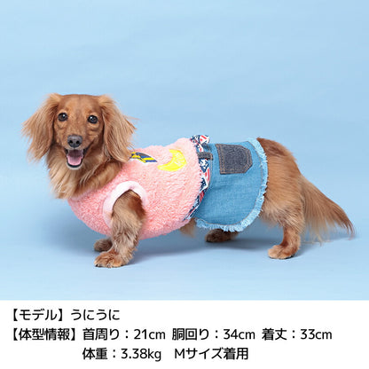 腰リボン付ワンピ XS/S/M/L/XL D's Chat-ディーズチャット- 犬服 小型犬 ドッグウェア DS24AW ds241243