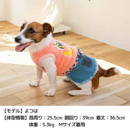 腰リボン付ワンピ XS/S/M/L/XL D's Chat-ディーズチャット- 犬服 小型犬 ドッグウェア DS24AW ds241243