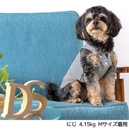 ストライプバーガータンク XS/S/M/L/XL/XXL D's Chat-ディーズチャット- 犬服 小型犬 ドッグウェア DS25SS ds251263