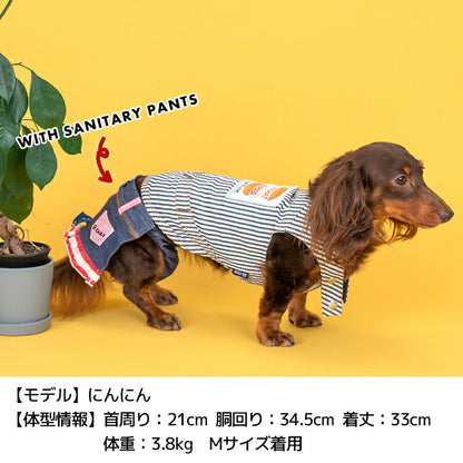 ストライプバーガータンク XS/S/M/L/XL/XXL D's Chat-ディーズチャット- 犬服 小型犬 ドッグウェア DS25SS ds251263