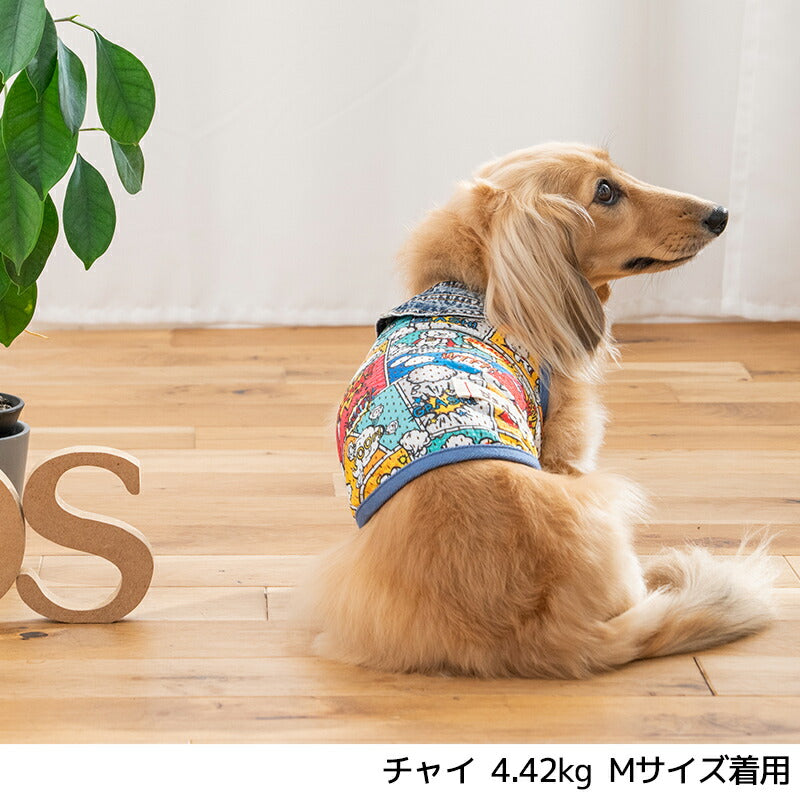 バンダナ付きアメコミタンク XS/S/M/L/XL/XXL/DXS/DS/DM/DL/FBS/FBM/FBL/4L/5L/6L/OS/OM/OL D's Chat-ディーズチャット- 犬服 小型犬 ドッグウェア DS25SS ds251266