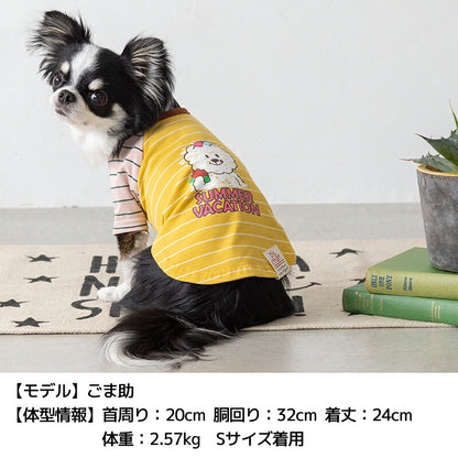 ディーズ君配色Tシャツ XS/S/M/L/XL/XXL/DXS/DS/DM D's Chat-ディーズチャット- 犬服 小型犬 ドッグウェア DS25SS ds251268