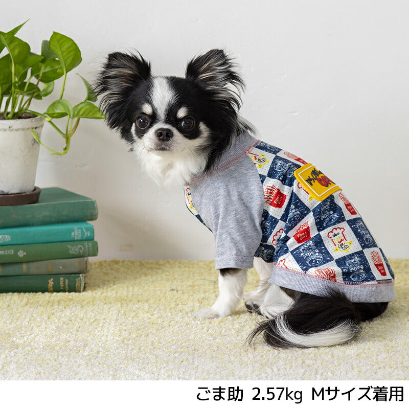 ラバーワッペンTシャツ XS/S/M/L/XL/XXL/DXS/DS/DM D's Chat-ディーズチャット- 犬服 小型犬 ドッグウェア DS25SS ds251269